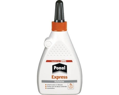 Holzleim/Leim PONAL Express (120 g/schnell trocknend - trocknet transparent) von HENKEL