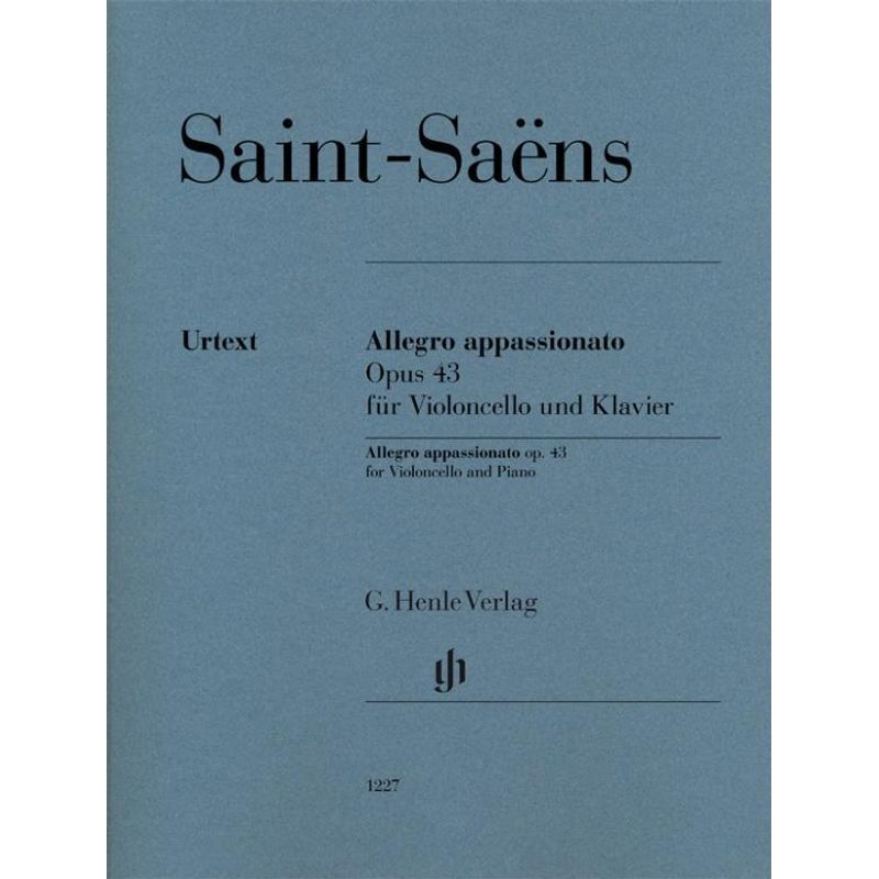 Allegro Appassionato Op. 43 For Violoncello And Piano - Camille Saint-Saens, Kartoniert (TB) von Henle, G. Verlag