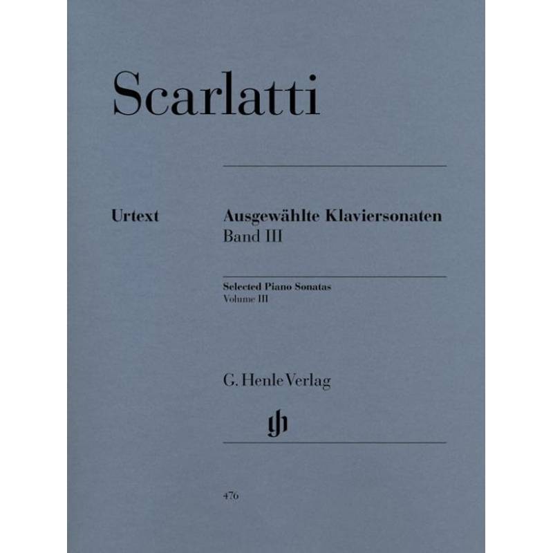 Ausgewählte Klaviersonaten - Band III Domenico Scarlatti - Ausgewählte Klaviersonaten, Kartoniert (TB) von Henle
