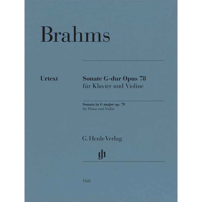 G. Henle Urtext-Ausgabe / Johannes Brahms - Violinsonate G-Dur Op. 78, Kartoniert (TB) von Henle