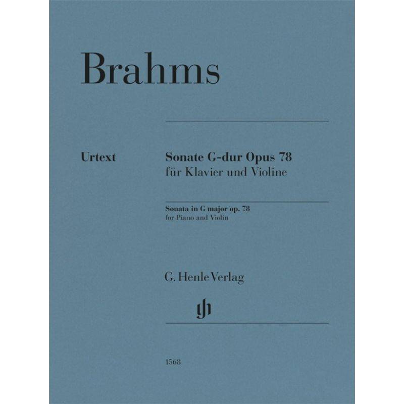 G. Henle Urtext-Ausgabe / Johannes Brahms - Violinsonate G-Dur Op. 78, Kartoniert (TB) von Henle