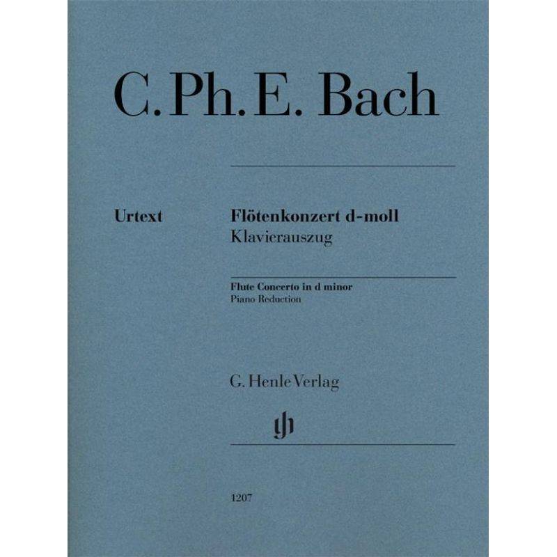 Flötenkonzert D-Moll, Klavierauszug - Carl Philipp Emanuel Bach - Flötenkonzert d-moll, Kartoniert (TB) von Henle