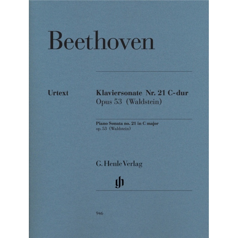 Ludwig Van Beethoven - Klaviersonate Nr. 21 C-Dur Op. 53 (Waldstein) - Ludwig van Beethoven - Klaviersonate Nr. 21 C-dur op. 53 (Waldstein), Kartonier von Henle