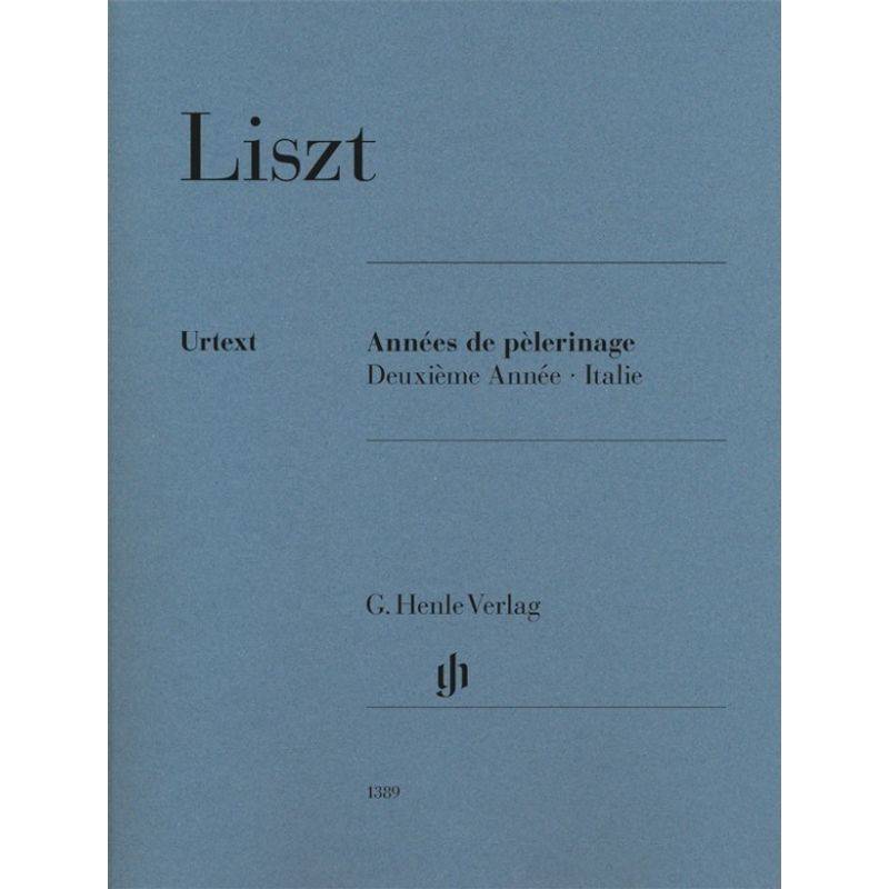 G. Henle Urtext-Ausgabe / Franz Liszt - Années De Pèlerinage, Deuxième Année - Italie, Kartoniert (TB) von Henle