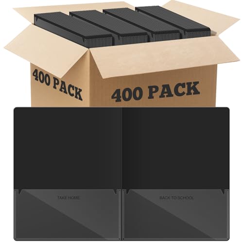 Henoyso 400 Stück Sammelmappen, 2 Innentaschen, Kommunikationsmappe für Eltern, Lehrer, für Studenten, Hausaufgaben, mit transparenter Vordertasche, strapazierfähig, Schulklassenzimmer, 30 x 24 cm Henoyso 400 Stück Sammelmappen, 2 Innentaschen, Kommunikationsmappe für Eltern, Lehrer, für Studenten, Hausaufgaben, mit transparenter Vordertasche, strapazierfähig, Schulklassenzimmer, 30 x 24 cm von Henoyso