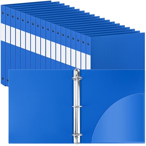Henoyso Ringbuch mit 3 Ringen, 1,27 cm, rund, passend für Briefgröße 8. 12,7 x 27,9 cm, flexibler Ordner aus Papier, Kunststoff, für 100 Blatt mit 1 Tasche, vielseitiger Organizer für Büro, Zuhause Henoyso Ringbuch mit 3 Ringen, 1,27 cm, rund, passend für Briefgröße 8. 12,7 x 27,9 cm, flexibler Ordner aus Papier, Kunststoff, für 100 Blatt mit 1 Tasche, vielseitiger Organizer für Büro, Zuhause von Henoyso