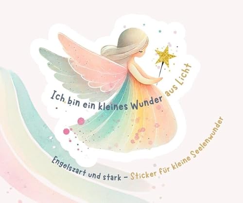 10 Engel Affirmations Sticker – Stärkende Sätze für Herz & Seele –Liebevolle Botschaften – Sinnvolles Achtsamkeit & Positives einzigartiges Geschenk von Henriettes-ART