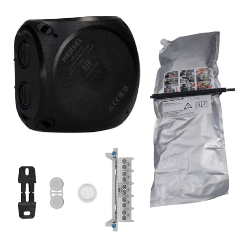 Hensel WP0404B Kabelabzweigkästen zum Vergießen IP68 1,5-4 qmm, 3phasig, 6 qmm 1phasig, 5polig, schwarz mit Klemme Hensel WP0404B Kabelabzweigkästen zum Vergießen IP68 1,5-4 qmm, 3phasig, 6 qmm 1phasig, 5polig, schwarz mit Klemme von Hensel