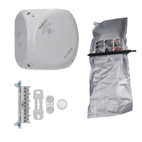 Hensel WP0604G Kabelabzweigkästen zum Vergießen IP68 1,5-4 qmm, 3phasig, 6 qmm 1phasig, 5polig, grau mit Klemme Hensel WP0604G Kabelabzweigkästen zum Vergießen IP68 1,5-4 qmm, 3phasig, 6 qmm 1phasig, 5polig, grau mit Klemme von Hensel