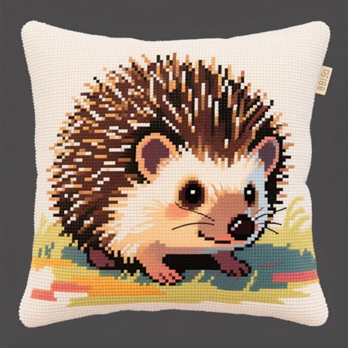 Henypt DIY Latch Cushion Tierischer Igel Pre-Print Cross Stitch Sofa Cushion Cover Tool Teppich Knüpfen Set Kissen Knüpfen Set Kissenbezüge 43x43cm Henypt DIY Latch Cushion Tierischer Igel Pre-Print Cross Stitch Sofa Cushion Cover Tool Teppich Knüpfen Set Kissen Knüpfen Set Kissenbezüge 43x43cm von Henypt