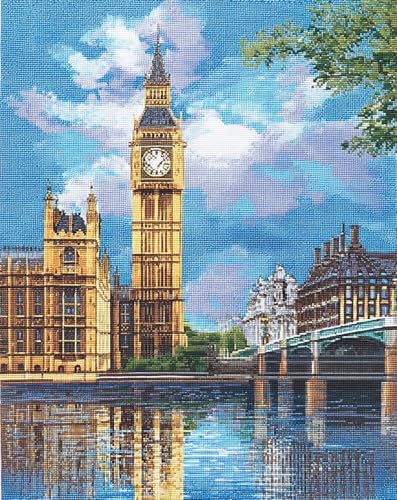 Henypt Diy Kreuzstich Perlenstickerei Set -Londoner Architektur,40X50Cm Perlen-Stickset,Tier-Kreuzstich,Nadelspitze,Handarbeit,Gobelin-Set,Perlenstichmuster 3D Henypt Diy Kreuzstich Perlenstickerei Set -Londoner Architektur,40X50Cm Perlen-Stickset,Tier-Kreuzstich,Nadelspitze,Handarbeit,Gobelin-Set,Perlenstichmuster 3D von Henypt