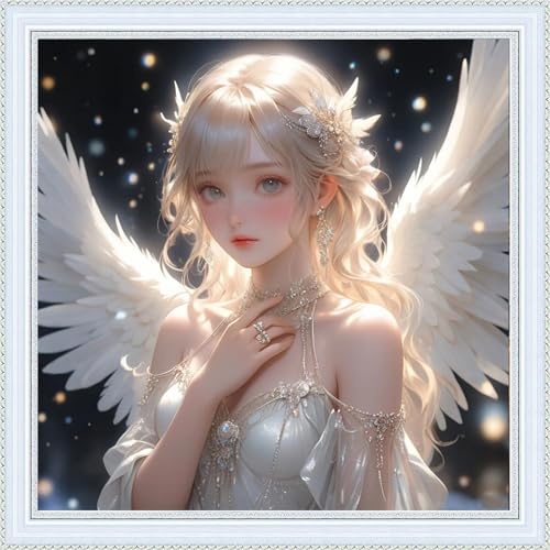 Henypt Kreuzstich Set Vorgedruckt, Anime-Engelmädchen, 50 X 50 Cm Stickvorlagen Stickbilder Vorgedruckt Kreuzstich Stickpackungen Stickpackung Cross Stitch Embroidery Kit Stickset Sticken Set Für E Henypt Kreuzstich Set Vorgedruckt, Anime-Engelmädchen, 50 X 50 Cm Stickvorlagen Stickbilder Vorgedruckt Kreuzstich Stickpackungen Stickpackung Cross Stitch Embroidery Kit Stickset Sticken Set Für E von Henypt