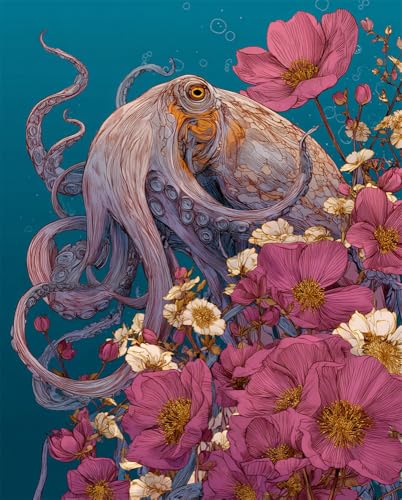 Henypt Kreuzstich Set Vorgedruckt, Oktopus Und Blume Stickvorlagen Stickbilder Vorgedruckt Kreuzstich Stickpackungen Stickpackung Cross Stitch Embroidery Kit Stickset Sticken Set Erwachsene Anfänge Henypt Kreuzstich Set Vorgedruckt, Oktopus Und Blume Stickvorlagen Stickbilder Vorgedruckt Kreuzstich Stickpackungen Stickpackung Cross Stitch Embroidery Kit Stickset Sticken Set Erwachsene Anfänge von Henypt