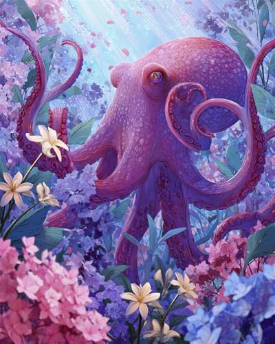 Henypt Kreuzstich Set Vorgedruckt, Oktopus Und Blume Stickvorlagen Stickbilder Vorgedruckt Kreuzstich Stickpackungen Stickpackung Cross Stitch Embroidery Kit Stickset Sticken Set Erwachsene Anfänge Henypt Kreuzstich Set Vorgedruckt, Oktopus Und Blume Stickvorlagen Stickbilder Vorgedruckt Kreuzstich Stickpackungen Stickpackung Cross Stitch Embroidery Kit Stickset Sticken Set Erwachsene Anfänge von Henypt