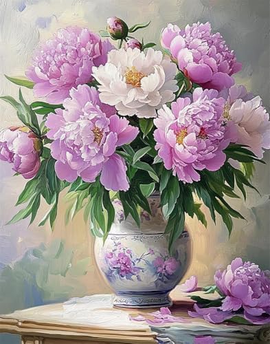 Henypt Kreuzstich Set Vorgedruckt, Pfingstrosen In Einer Vintage-Vase Stickvorlagen Stickbilder Vorgedruckt Kreuzstich Stickpackungen Stickpackung Cross Stitch Embroidery Kit Stickset Sticken Set E Henypt Kreuzstich Set Vorgedruckt, Pfingstrosen In Einer Vintage-Vase Stickvorlagen Stickbilder Vorgedruckt Kreuzstich Stickpackungen Stickpackung Cross Stitch Embroidery Kit Stickset Sticken Set E von Henypt