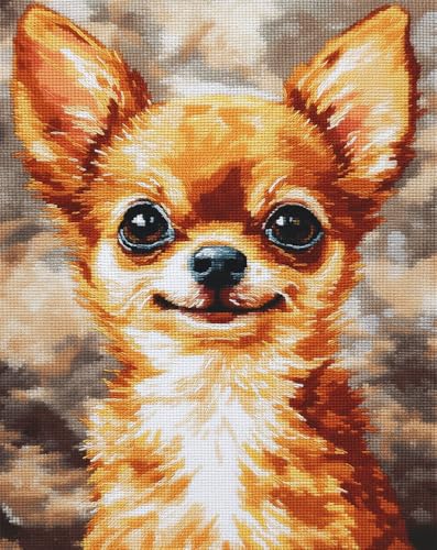 Henypt Kreuzstich Set Vorgedruckt Lächelnder Chihuahua Stickvorlagen Stickbilder Vorgedruckt Kreuzstich Stickpackungen Stickpackung Cross Stitch Embroidery Kit Stickset Sticken Set Erwachsene Anfän Henypt Kreuzstich Set Vorgedruckt Lächelnder Chihuahua Stickvorlagen Stickbilder Vorgedruckt Kreuzstich Stickpackungen Stickpackung Cross Stitch Embroidery Kit Stickset Sticken Set Erwachsene Anfän von Henypt