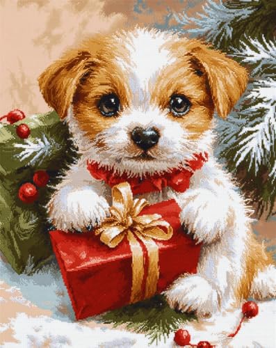 Henypt Kreuzstich Set Vorgedruckt Welpe Hält Ein Geschenk Stickvorlagen Stickbilder Vorgedruckt Kreuzstich Stickpackungen Stickpackung Cross Stitch Embroidery Kit Stickset Sticken Set Erwachsene An Henypt Kreuzstich Set Vorgedruckt Welpe Hält Ein Geschenk Stickvorlagen Stickbilder Vorgedruckt Kreuzstich Stickpackungen Stickpackung Cross Stitch Embroidery Kit Stickset Sticken Set Erwachsene An von Henypt