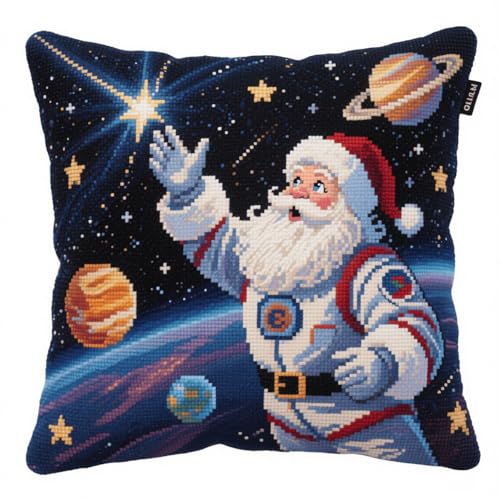 Henypt Latch Cushion Set, Cartoon-Weihnachtsmann Latch Kits Knotting Set Cushion Craft Kits Cushion for Beginners for Sofa Home Decoration DIY Kissen Knüpfset 43X43cm Henypt Latch Cushion Set, Cartoon-Weihnachtsmann Latch Kits Knotting Set Cushion Craft Kits Cushion for Beginners for Sofa Home Decoration DIY Kissen Knüpfset 43X43cm von Henypt