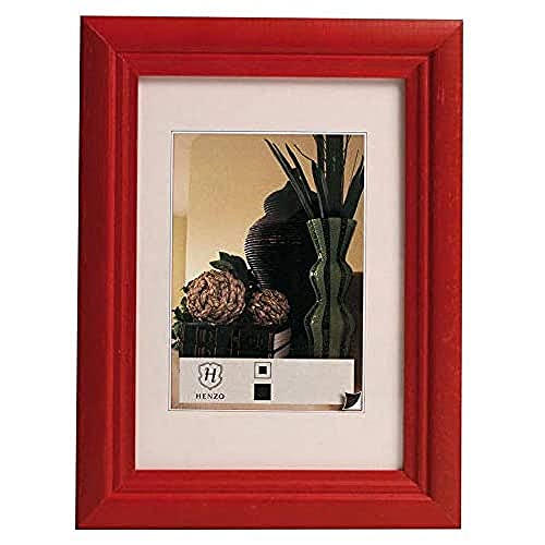 Henzo Artos Bilderrahmen, Holz, Rot, Bildformat 40x60 cm von Henzo