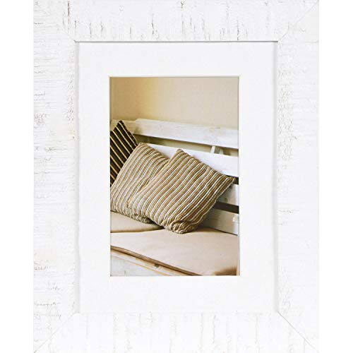 Henzo Driftwood 15x20 weiss Bilderrahmen, Holz, Beige, 15 x 20 cm von Henzo