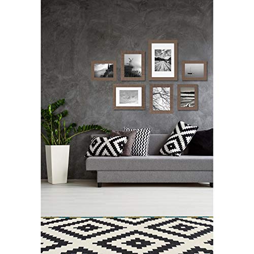 Henzo Driftwood Wall-Set Bilderrahmen, Holz, braun, multi von Henzo