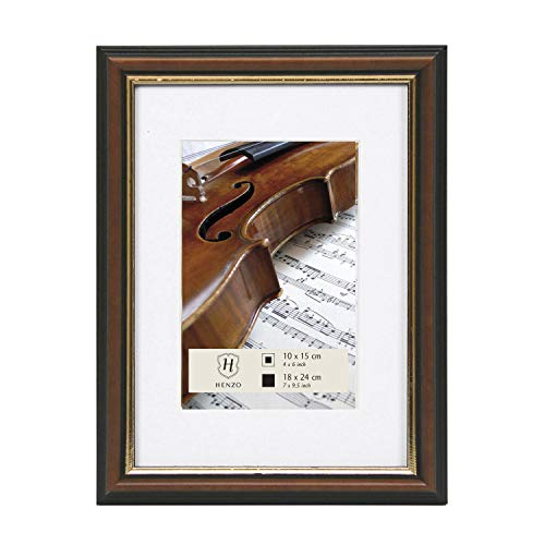 Henzo Verona 18x24 Frame dunkelbraun Bilderrahmen, Holz, 18x24 cm von Henzo