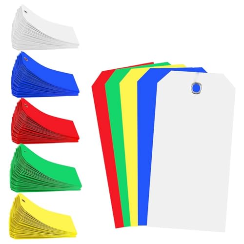 Heozlion 500 Stück 4 3/4 X 2 3/8 Kunststoff-Versandetiketten, Leere Etiketten, Wasserdichte Hängeetiketten, Langlebig, Einfach zu Verwenden Heozlion 500 Stück 4 3/4 X 2 3/8 Kunststoff-Versandetiketten, Leere Etiketten, Wasserdichte Hängeetiketten, Langlebig, Einfach zu Verwenden von Heozlion