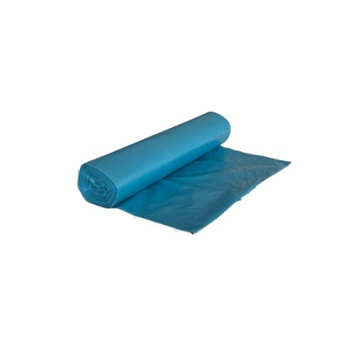 Hepsini 100 Stück stabile blaue Müllsäcke 120 Liter reißfest 70cm x 110cm Mülltüten große Tüte extra starke Beutel Sack Abfallsäcke Hepsini 100 Stück stabile blaue Müllsäcke 120 Liter reißfest 70cm x 110cm Mülltüten große Tüte extra starke Beutel Sack Abfallsäcke von Hepsini