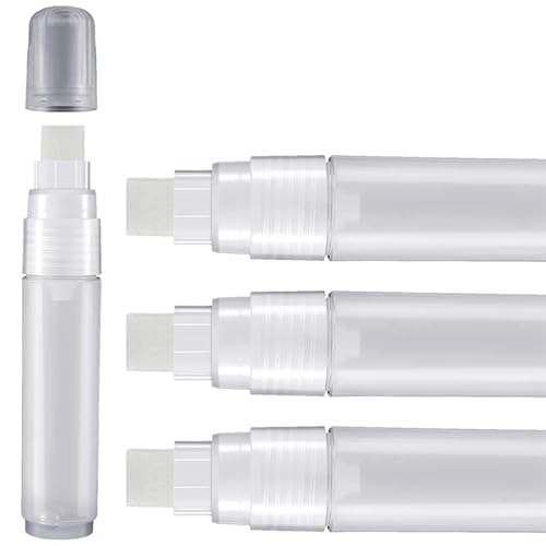 Hepzest 4Er-Pack Lackstifte 15 Mm Leerer Acryl-Permanentmarker, Klarer WeißEr Markerstift, Feine Spitze, Leer, NachfüLlbar Hepzest 4Er-Pack Lackstifte 15 Mm Leerer Acryl-Permanentmarker, Klarer WeißEr Markerstift, Feine Spitze, Leer, NachfüLlbar von Hepzest