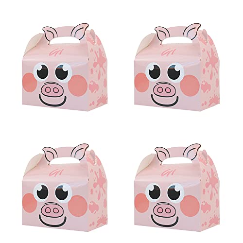 25 Stück Tier Papiertüten Geschenkboxen,Geschenktüten Gastgeschenkboxen Farm Goodie Gefallen Box Süssigkeiten Tüten Geschenktüten mit Henkel Party Kindergeburtstag Geschenkverpackung,rosa Schwein 25 Stück Tier Papiertüten Geschenkboxen,Geschenktüten Gastgeschenkboxen Farm Goodie Gefallen Box Süssigkeiten Tüten Geschenktüten mit Henkel Party Kindergeburtstag Geschenkverpackung,rosa Schwein von Herbests