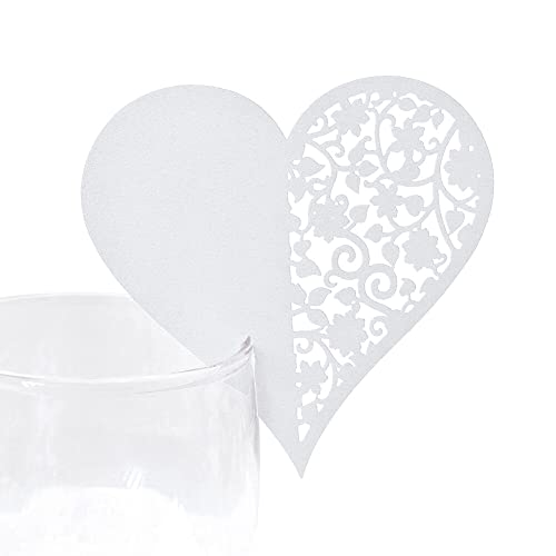 50 Stück Hohle Tischkarten, Liebe Herz Hohle Namen Platzkarten Tisch Name Platzkarten Tischkarten Cup-Karten Namenskarten Sitzkarte Sitznummernkarten für Weinglas Bankette Tischdekoration,Weiss 50 Stück Hohle Tischkarten, Liebe Herz Hohle Namen Platzkarten Tisch Name Platzkarten Tischkarten Cup-Karten Namenskarten Sitzkarte Sitznummernkarten für Weinglas Bankette Tischdekoration,Weiss von Herbests