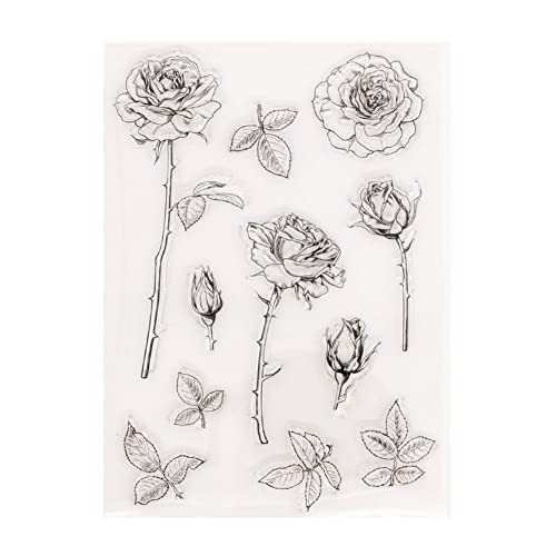 Blumen Blätter Clear Stamps, Schöne Blumen Silikonstempel Transparente Siegel Silikonsiegel Klare Stempel für Kartenherstellung Dekoration und DIY Sammelalbum Werkzeuge Fotoalbum Dekor Blumen Blätter Clear Stamps, Schöne Blumen Silikonstempel Transparente Siegel Silikonsiegel Klare Stempel für Kartenherstellung Dekoration und DIY Sammelalbum Werkzeuge Fotoalbum Dekor von Herbests