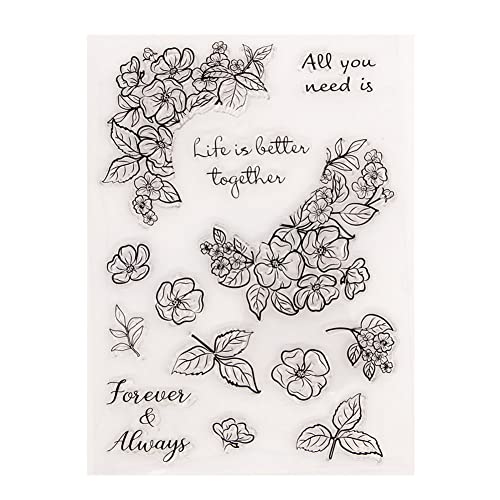 Blumen Blätter Clear Stamps, Schöne Blumen Silikonstempel Transparente Siegel Silikonsiegel Klare Stempel für Kartenherstellung Dekoration und DIY Sammelalbum Werkzeuge Fotoalbum Dekor Blumen Blätter Clear Stamps, Schöne Blumen Silikonstempel Transparente Siegel Silikonsiegel Klare Stempel für Kartenherstellung Dekoration und DIY Sammelalbum Werkzeuge Fotoalbum Dekor von Herbests