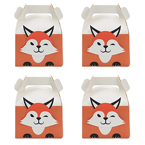 Herbests 24 Stück Tierische Papiertüten Geschenkboxen,Cupcake Boxen Geschenktüten Gastgeschenkboxen Geschenktüten Süssigkeiten Tüten Geschenktüten mit Henkel Kindergeburtstag Geschenkverpackung,Fuchs Herbests 24 Stück Tierische Papiertüten Geschenkboxen,Cupcake Boxen Geschenktüten Gastgeschenkboxen Geschenktüten Süssigkeiten Tüten Geschenktüten mit Henkel Kindergeburtstag Geschenkverpackung,Fuchs von Herbests