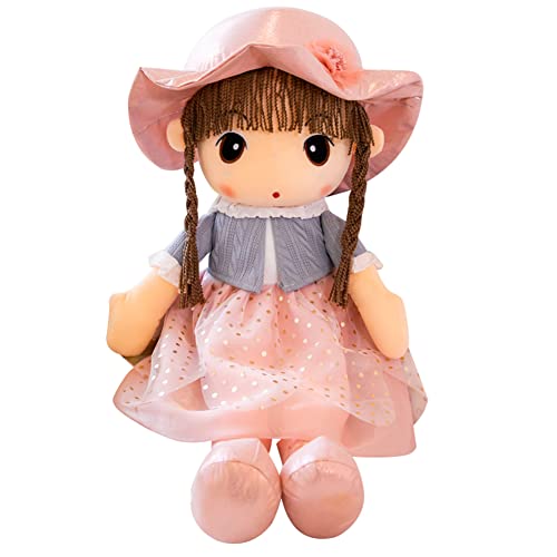 Herbests 45cm Stoffpuppen Mädchen, Schöne Kuschelpuppe mit Hut Rock Kleidung Niedliche Puppe Plüschpuppe Fee Puppe Plüschspielzeug Cartoon Deko Toy Geschenk Gift für Kinder Baby Mädchen,Grau Herbests 45cm Stoffpuppen Mädchen, Schöne Kuschelpuppe mit Hut Rock Kleidung Niedliche Puppe Plüschpuppe Fee Puppe Plüschspielzeug Cartoon Deko Toy Geschenk Gift für Kinder Baby Mädchen,Grau von Herbests