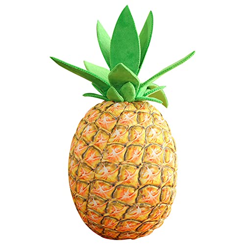 Herbests Ananas Plüsch Kissen, 48cm Lebensmittel Obst Komfort PlüschKissen Weiches Schlafkissen Sofa-Rückenkissen Raumdekoration Plüschpuppen Kinderspielzeug Geburtstagsgeschenk Für Kinder Mädchen Herbests Ananas Plüsch Kissen, 48cm Lebensmittel Obst Komfort PlüschKissen Weiches Schlafkissen Sofa-Rückenkissen Raumdekoration Plüschpuppen Kinderspielzeug Geburtstagsgeschenk Für Kinder Mädchen von Herbests