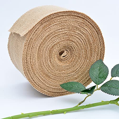 Herbests Natürliche Burlap Juteband, 12CM Breite 1M Länge Vintage Sackleinen Band Schnur Rolle Jute Dekoband Hessische Band für Hochzeitdeko, Handwerk, Weihnachten, Geschenkverpackung Hausdeko Herbests Natürliche Burlap Juteband, 12CM Breite 1M Länge Vintage Sackleinen Band Schnur Rolle Jute Dekoband Hessische Band für Hochzeitdeko, Handwerk, Weihnachten, Geschenkverpackung Hausdeko von Herbests