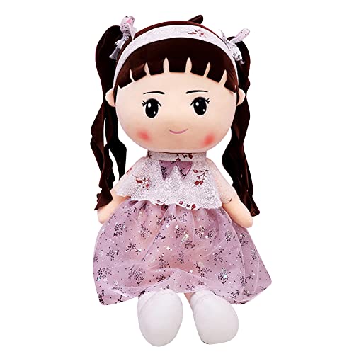 Herbests Weiche Stoffpuppe für Kinder, 46CM Kuschelpuppe mit Kleidung Haaren Schöne Puppe Plüsch Stofftier Spielzeug Niedliches Fee Plüschpuppe Geburtstag Geschenke für Kleinkinder Mädchen,Lila #2 Herbests Weiche Stoffpuppe für Kinder, 46CM Kuschelpuppe mit Kleidung Haaren Schöne Puppe Plüsch Stofftier Spielzeug Niedliches Fee Plüschpuppe Geburtstag Geschenke für Kleinkinder Mädchen,Lila #2 von Herbests
