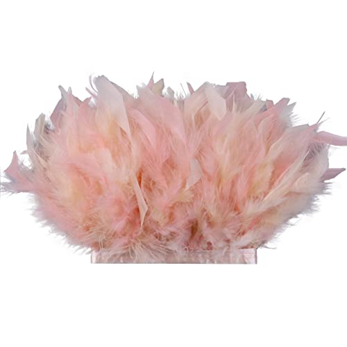 Türkei Federn Fringe Trim,2M Natürlichen Flauschigen Feder Fransen mit Satinband Federborte Band Federbesatz Federfranse Nähen Kostüm Deko basteln DIY Cape Schal Rock,Champagner Gold Türkei Federn Fringe Trim,2M Natürlichen Flauschigen Feder Fransen mit Satinband Federborte Band Federbesatz Federfranse Nähen Kostüm Deko basteln DIY Cape Schal Rock,Champagner Gold von Herbests