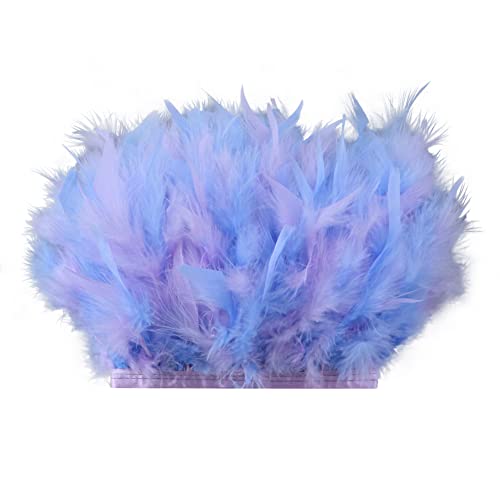 Türkei Federn Fringe Trim,2M Natürlichen Flauschigen Feder Fransen mit Satinband Federborte Band Federbesatz Federfranse Nähen Kostüm Deko basteln DIY Cape Schal Rock,Rosa + Blau Türkei Federn Fringe Trim,2M Natürlichen Flauschigen Feder Fransen mit Satinband Federborte Band Federbesatz Federfranse Nähen Kostüm Deko basteln DIY Cape Schal Rock,Rosa + Blau von Herbests