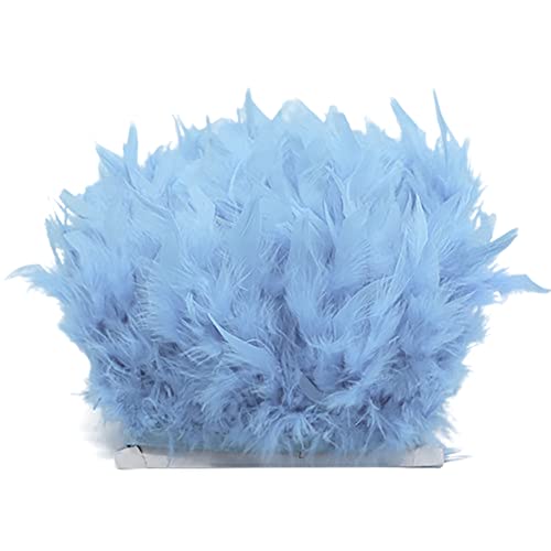 Türkei Federn Fringe Trim,5M Natürlichen Flauschigen Feder Fransen mit Satinband zum Nähen DIY Deko Federn basteln DIY Cape Schal Rock Halloween Kleid Weihnachten Kostüme Dekoration,Blau #1 Türkei Federn Fringe Trim,5M Natürlichen Flauschigen Feder Fransen mit Satinband zum Nähen DIY Deko Federn basteln DIY Cape Schal Rock Halloween Kleid Weihnachten Kostüme Dekoration,Blau #1 von Herbests