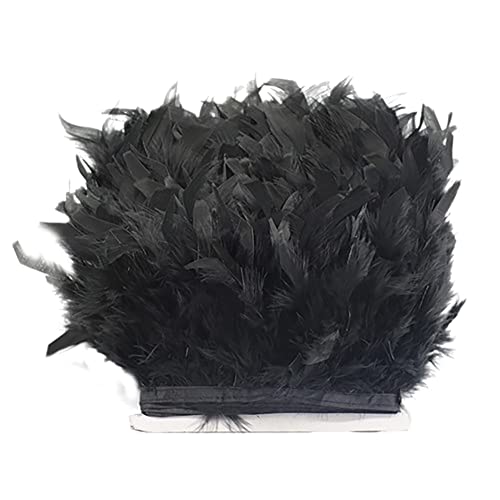Türkei Federn Fringe Trim,5M Natürlichen Flauschigen Feder Fransen mit Satinband zum Nähen DIY Deko Federn basteln DIY Cape Schal Rock Halloween Kleid Weihnachten Kostüme Dekoration,Schwarz Türkei Federn Fringe Trim,5M Natürlichen Flauschigen Feder Fransen mit Satinband zum Nähen DIY Deko Federn basteln DIY Cape Schal Rock Halloween Kleid Weihnachten Kostüme Dekoration,Schwarz von Herbests