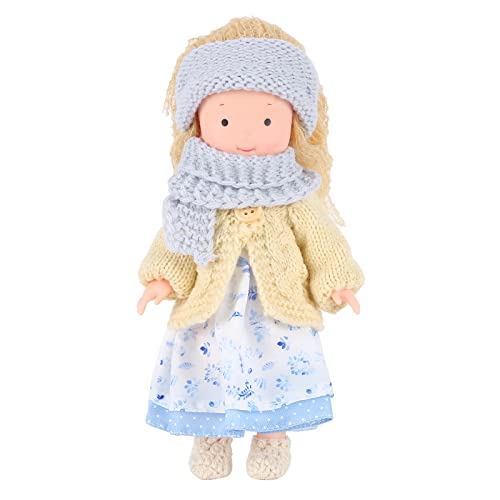 Weiche Stoffpuppe für Kinder Baby Mädchen,Kuschelpuppe mit Kleidung und Haaren Prinzessin Babypuppen Feen Puppe Plüsch Stofftier Spielzeug Geburtstagegeschenk für Kleinkinder Mädchen Ab 18 Monaten von Herbests