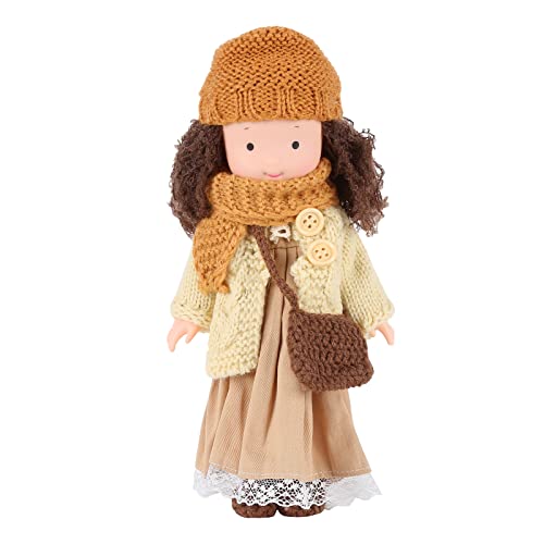 Weiche Stoffpuppe für Kinder Baby Mädchen,Kuschelpuppe mit Kleidung und Haaren Prinzessin Babypuppen Feen Puppe Plüsch Stofftier Spielzeug Geburtstagegeschenk für Kleinkinder Mädchen Ab 18 Monaten von Herbests