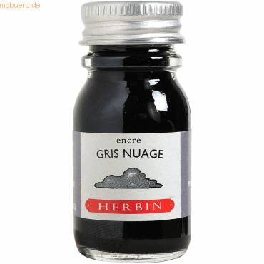 6 x Herbin Füllertinte 10ml Rauchgrau 6 x Herbin Füllertinte 10ml Rauchgrau von Herbin