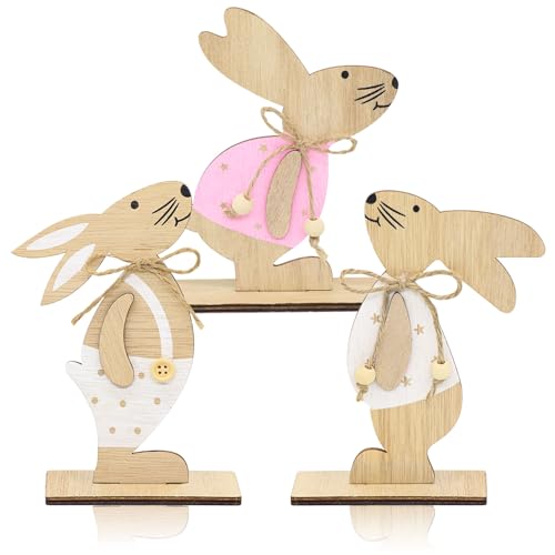 Herbst 3 Stück Osterdeko Hase Oster Deko Aufsteller Osterdekoration aus Holz Niedlicher Holzaufsteller für Ostern Osterhasen Figuren zum Hinstellen für Draußen Tischdekoration Garten Herbst 3 Stück Osterdeko Hase Oster Deko Aufsteller Osterdekoration aus Holz Niedlicher Holzaufsteller für Ostern Osterhasen Figuren zum Hinstellen für Draußen Tischdekoration Garten von Herbst