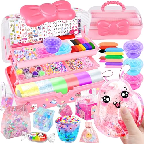 Nano Tape Bubbles Set, 98 Pcs DIY Bubble Tape Nano Klebeband mit 6 Rollen Nanoband Doppelseitig, Nano Tape Bubbles Kits für Kinder, Blowing Bubble Tape Party Favors Geschenke von Herenear
