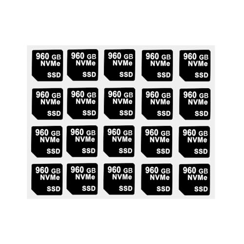 Heretom 20 PC DXD9H X7K8W Festplatten-Einschub Haftetiketten, Kompatibel mit DELL G14 Server HDD Tray Caddy (SAS 12GB 7.2K, 1TB) von Heretom