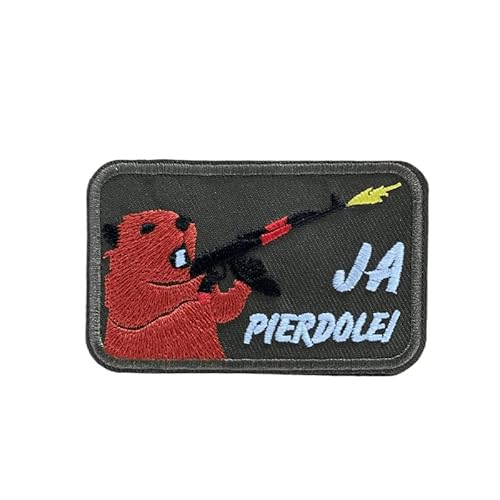 Aufnäher Biber mit Gewehr Klettverschluss, Militär Stickerei Aufnäher DIY Dekorative Rucksack Aufnäher Militär Jacke patches klett Aufnäher Biber mit Gewehr Klettverschluss, Militär Stickerei Aufnäher DIY Dekorative Rucksack Aufnäher Militär Jacke patches klett von Herfair