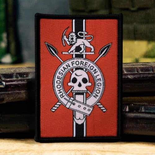 Der Rhodesian Fremd Legion Printed Hook Und Loop Patch Wird Im Allgemeinen Für DIY -dekorative Aufkleber Auf Militärischen Rucksäcken, Flugjacken Und Baseballkappen Verwendet. Der Rhodesian Fremd Legion Printed Hook Und Loop Patch Wird Im Allgemeinen Für DIY -dekorative Aufkleber Auf Militärischen Rucksäcken, Flugjacken Und Baseballkappen Verwendet. von Herfair